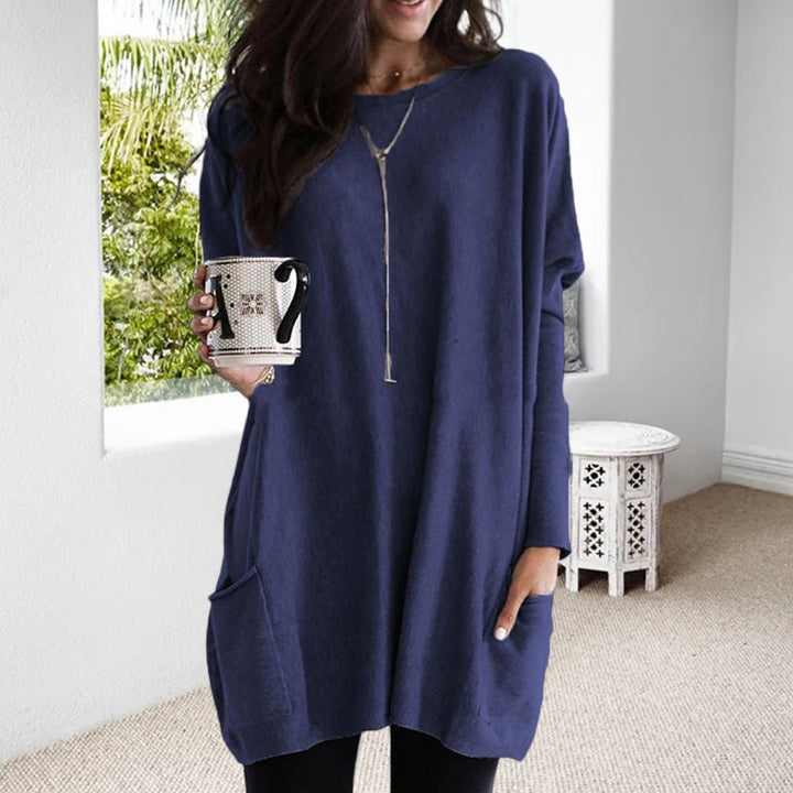 Moderne Dames Tuniek Met Relaxte Pasvorm