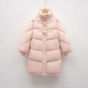 Gewatteerde Dames Mantel – Warme Mantel met Toggles