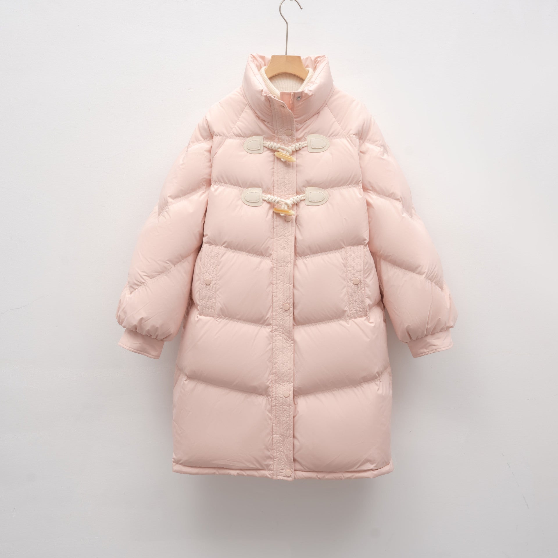 Gewatteerde Dames Mantel – Warme Mantel met Toggles