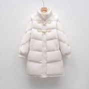 Gewatteerde Dames Mantel – Warme Mantel met Toggles