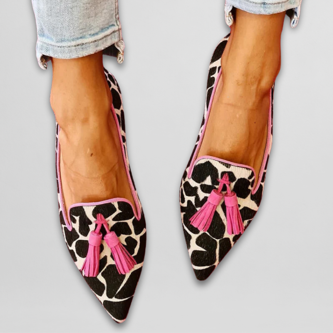 Elegante Mocassins voor Dames met Print – Comfortabele Stijlvolle Instapschoenen