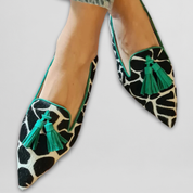 Elegante Mocassins voor Dames met Print – Comfortabele Stijlvolle Instapschoenen