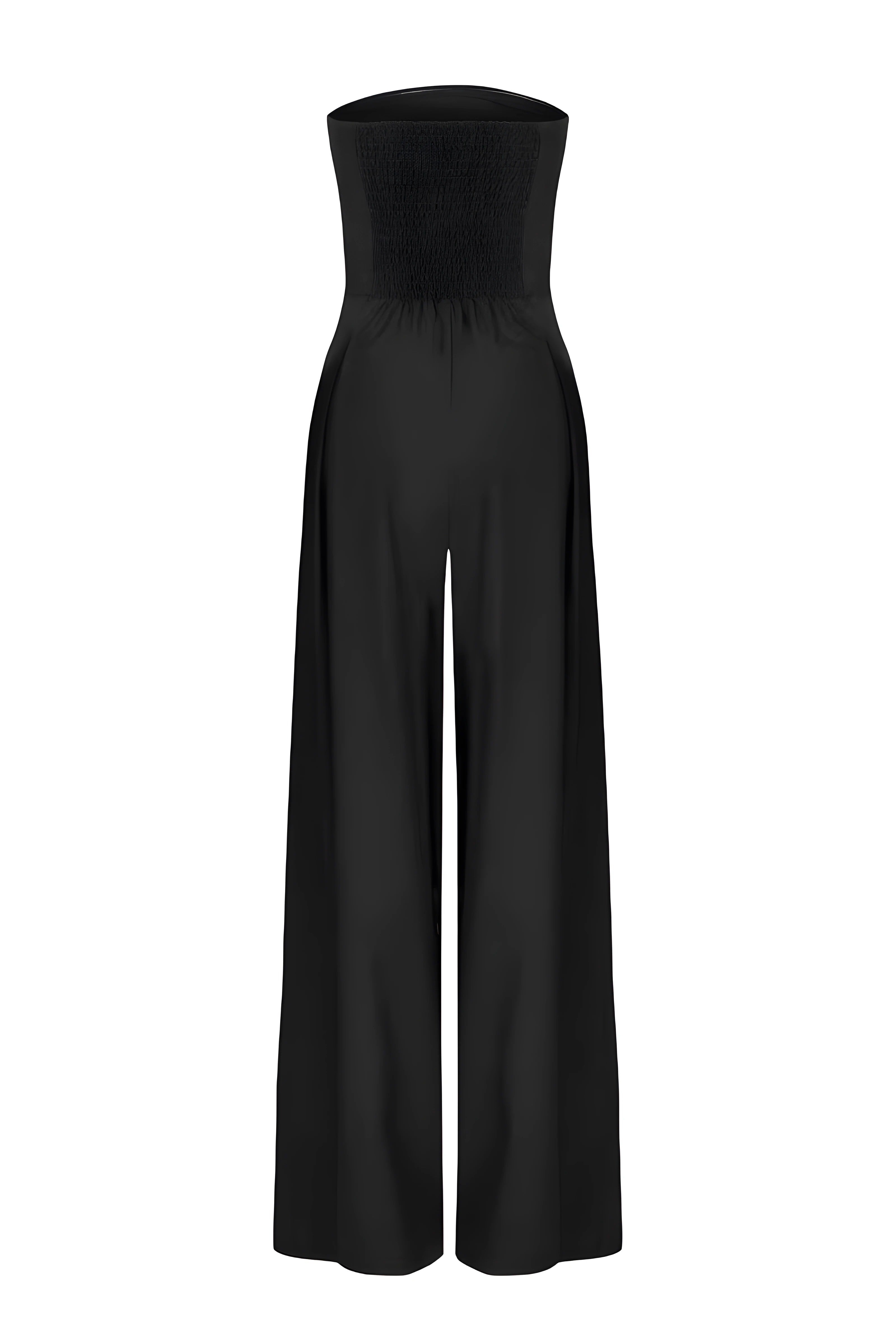 Strapless Palazzo Jumpsuit voor Dames – Elegante Wijde Jumpsuit voor Feest & Avondlook