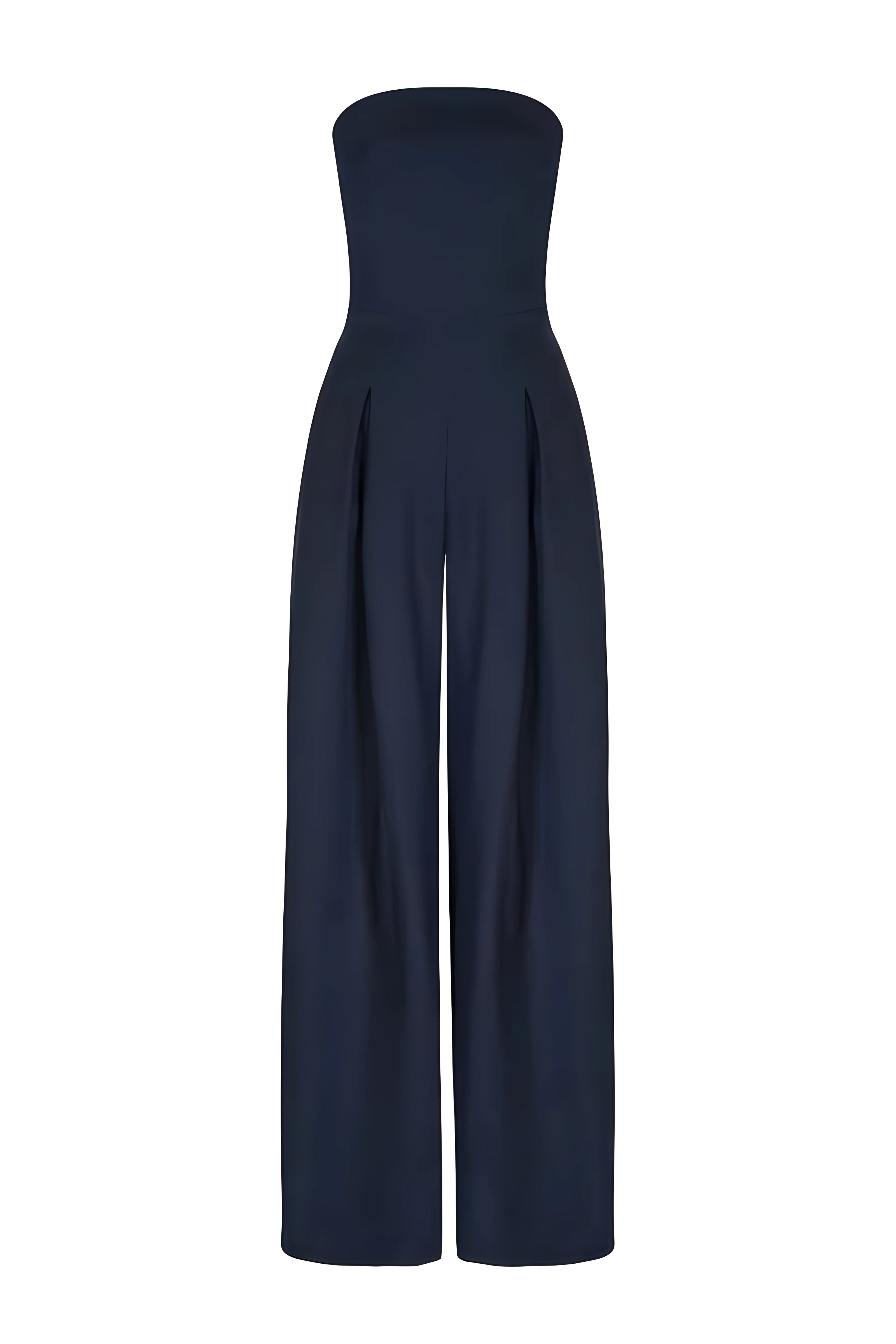 Strapless Palazzo Jumpsuit voor Dames – Elegante Wijde Jumpsuit voor Feest & Avondlook