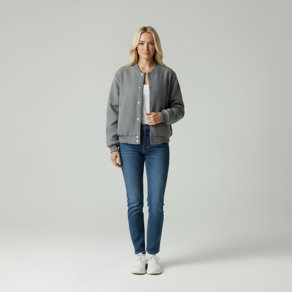 Cropped Bomberjack – Trendy Dames Jas
