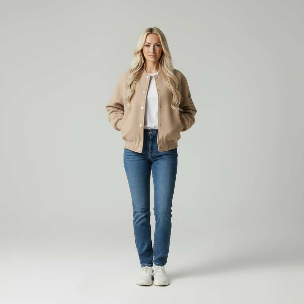 Cropped Bomberjack – Trendy Dames Jas