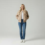 Cropped Bomberjack – Trendy Dames Jas