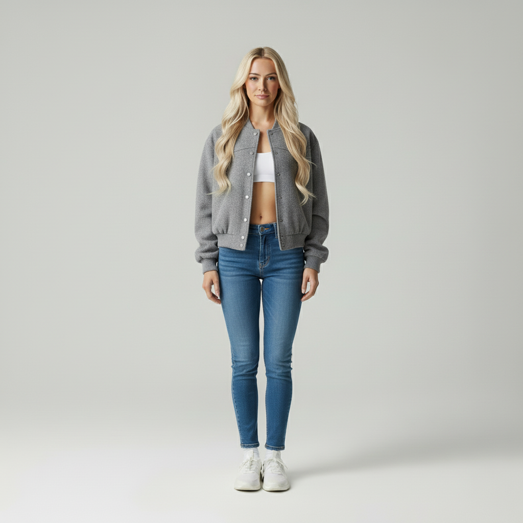 Cropped Bomberjack – Trendy Dames Jas