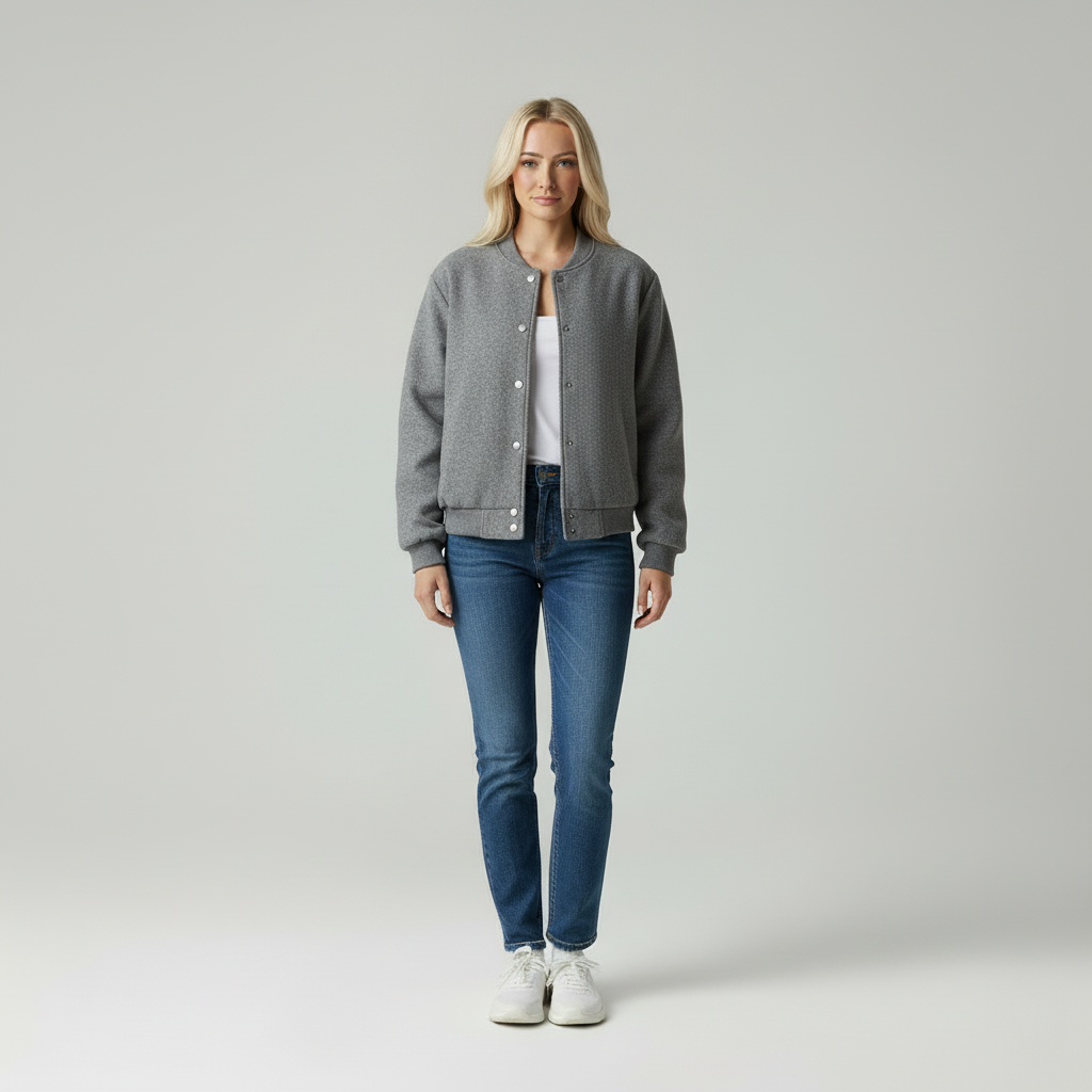 Cropped Bomberjack – Trendy Dames Jas