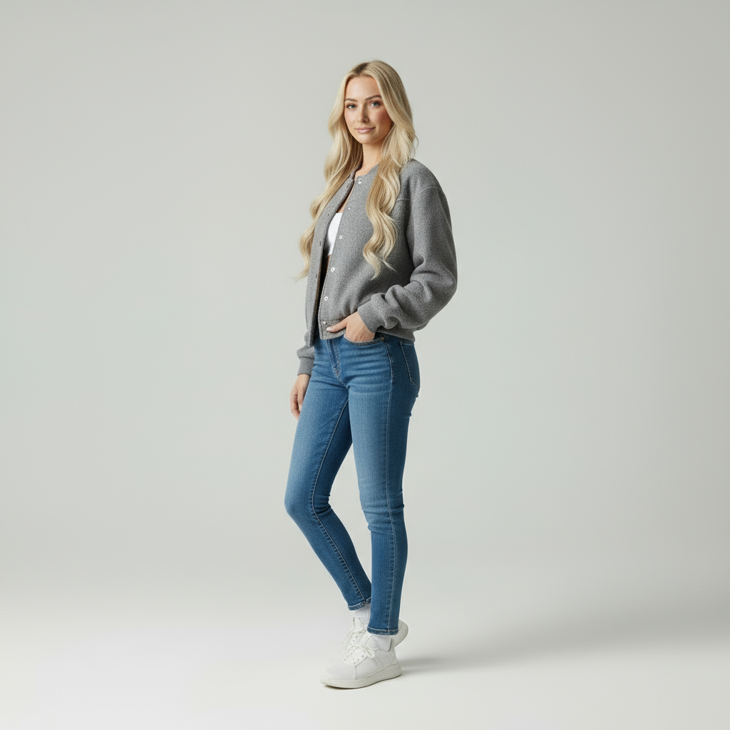 Cropped Bomberjack – Trendy Dames Jas