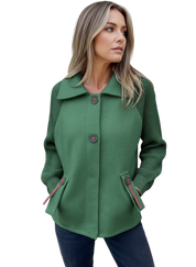 Gebreid Dames Jacket – Casual Knit Jasje met Knoopsluiting