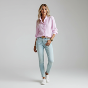 Elara Dames Blouse - Tijdloos Ontwerp in Premium Kwaliteit