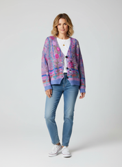 Gebreid Dames Vest – Oversized & Kleurrijk – Dea Studios