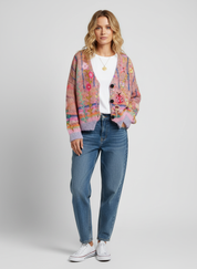 Gebreid Dames Vest – Oversized & Kleurrijk – Dea Studios