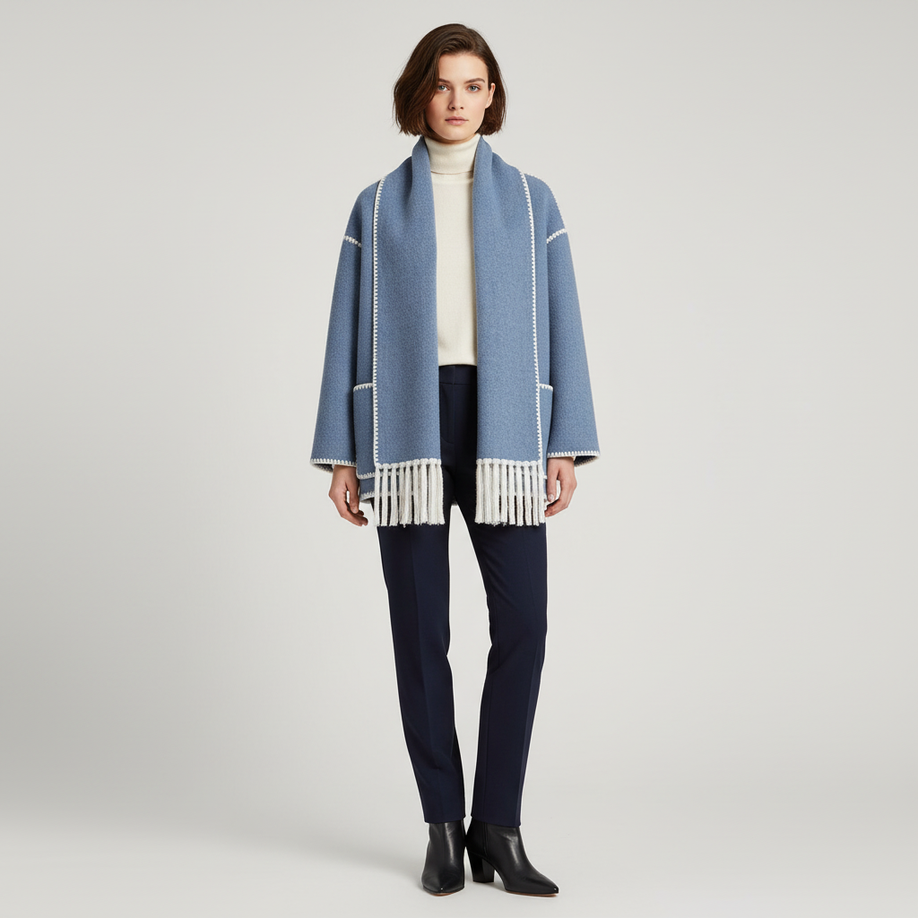 Oversized Jas met Franjes