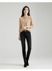 Merino Dames Cardigan – Luxe Gebreid Vest