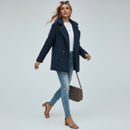 Teddy Dames Jas Liza – Zacht Warm Model met Knopen