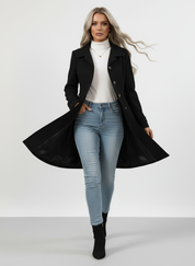 Wollen Dames Jas met Tailored Pasvorm