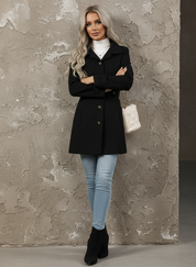 Wollen Dames Jas met Tailored Pasvorm