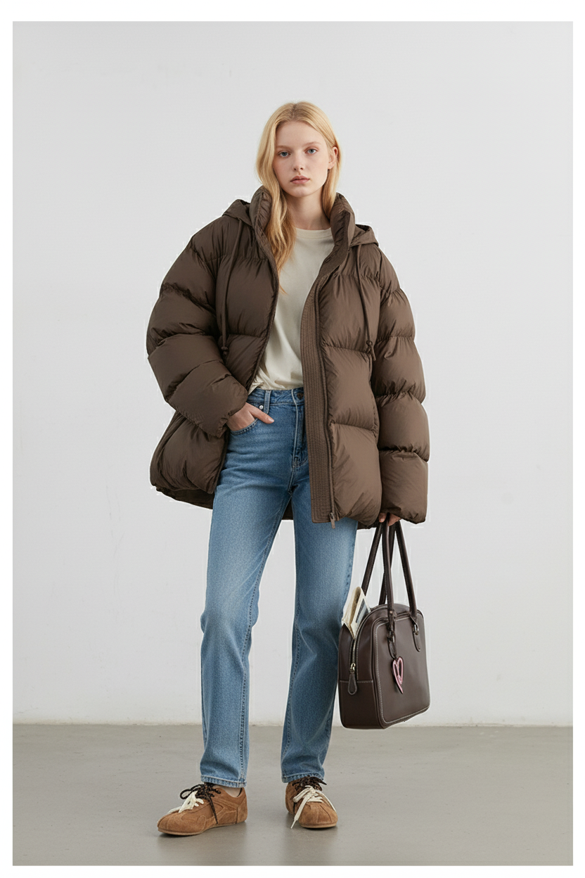 Dames Winterjas Oversized | Extra Warm 90% Eendendons