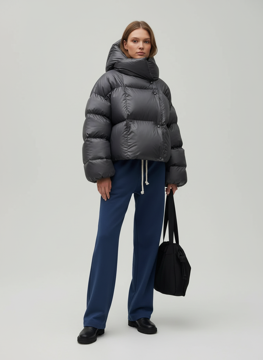 Luxe Gewatteerde Winterjas Dames