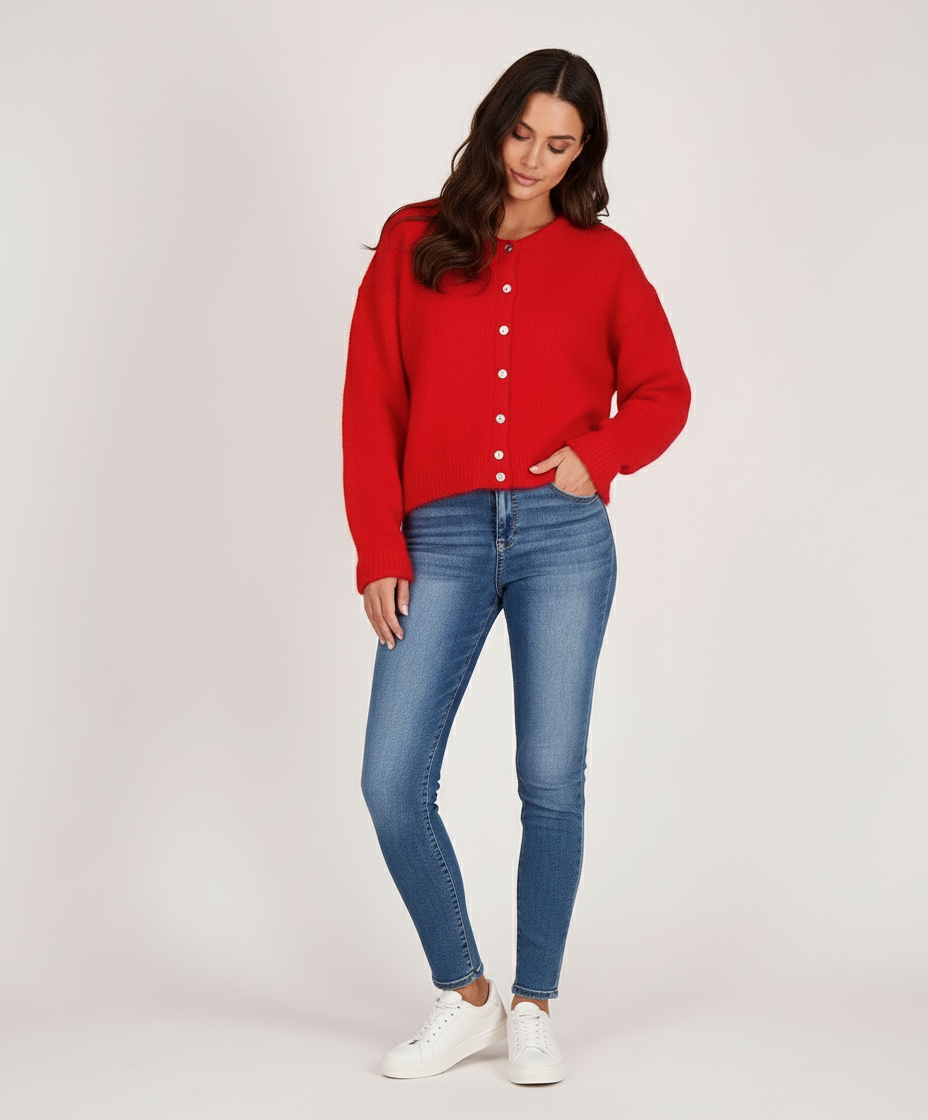 Rood Kasjmier Blend Vest