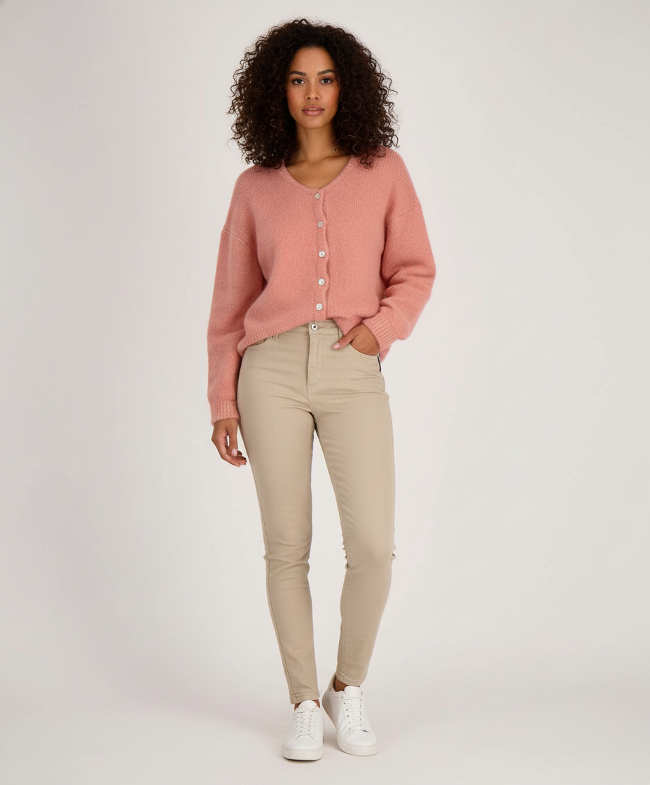 Roze Kasjmier Blend Vest