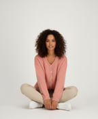 Roze Kasjmier Blend Vest