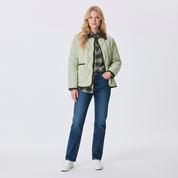 Dames Tussenjas met Corduroy Kraag