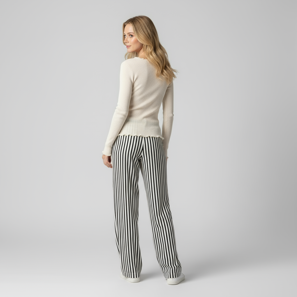 Effen Gebreid Shirt | Tijdloos Kwaliteits Design