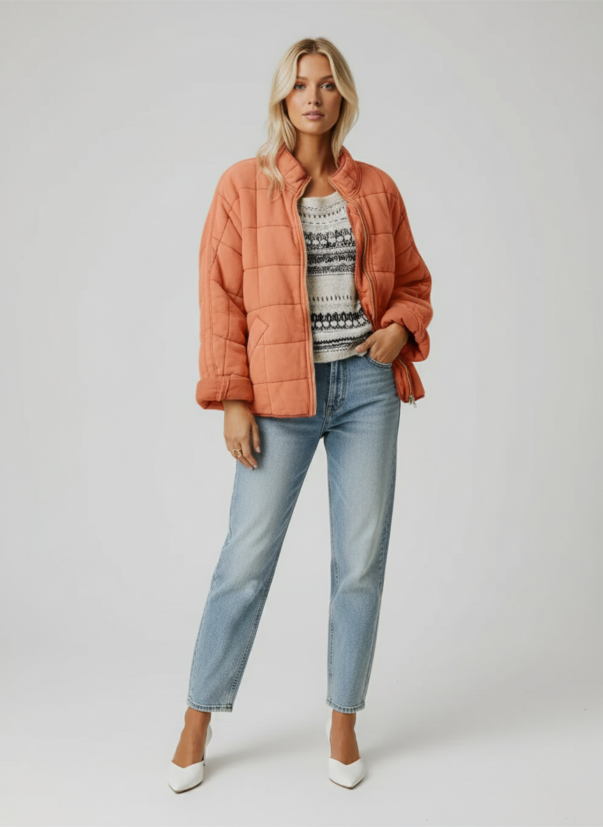 Warme Stijlvolle Damesjas – Mary Winterjas Luxe en Comfort