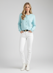 Merino Dames Cardigan – Luxe Gebreid Vest