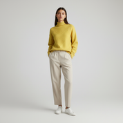 Luxe Cashmere Coltrui – Zachte Dames Sweater