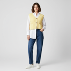 Gebreid Vest met Luxe Knoopdetails