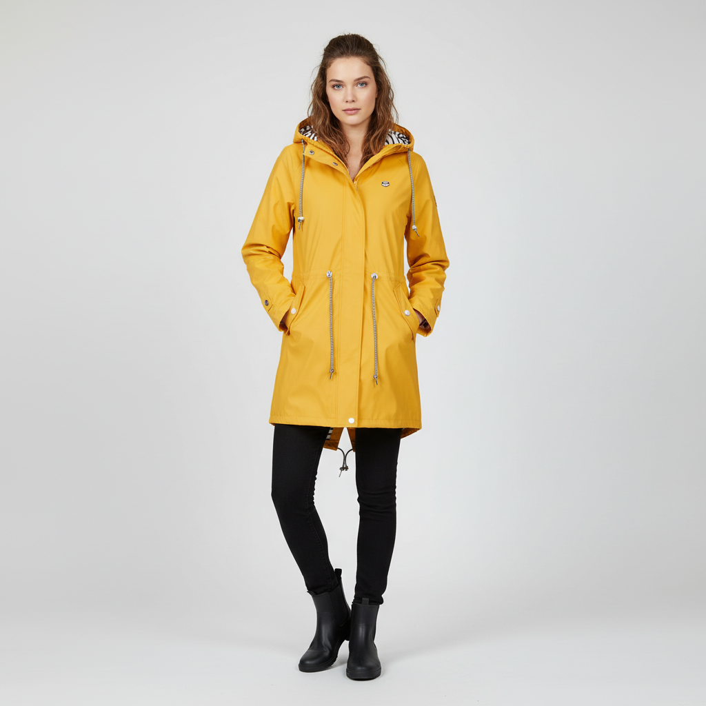 Waterdichte Dames Regenjas – Lichtgewicht Jas met Capuchon