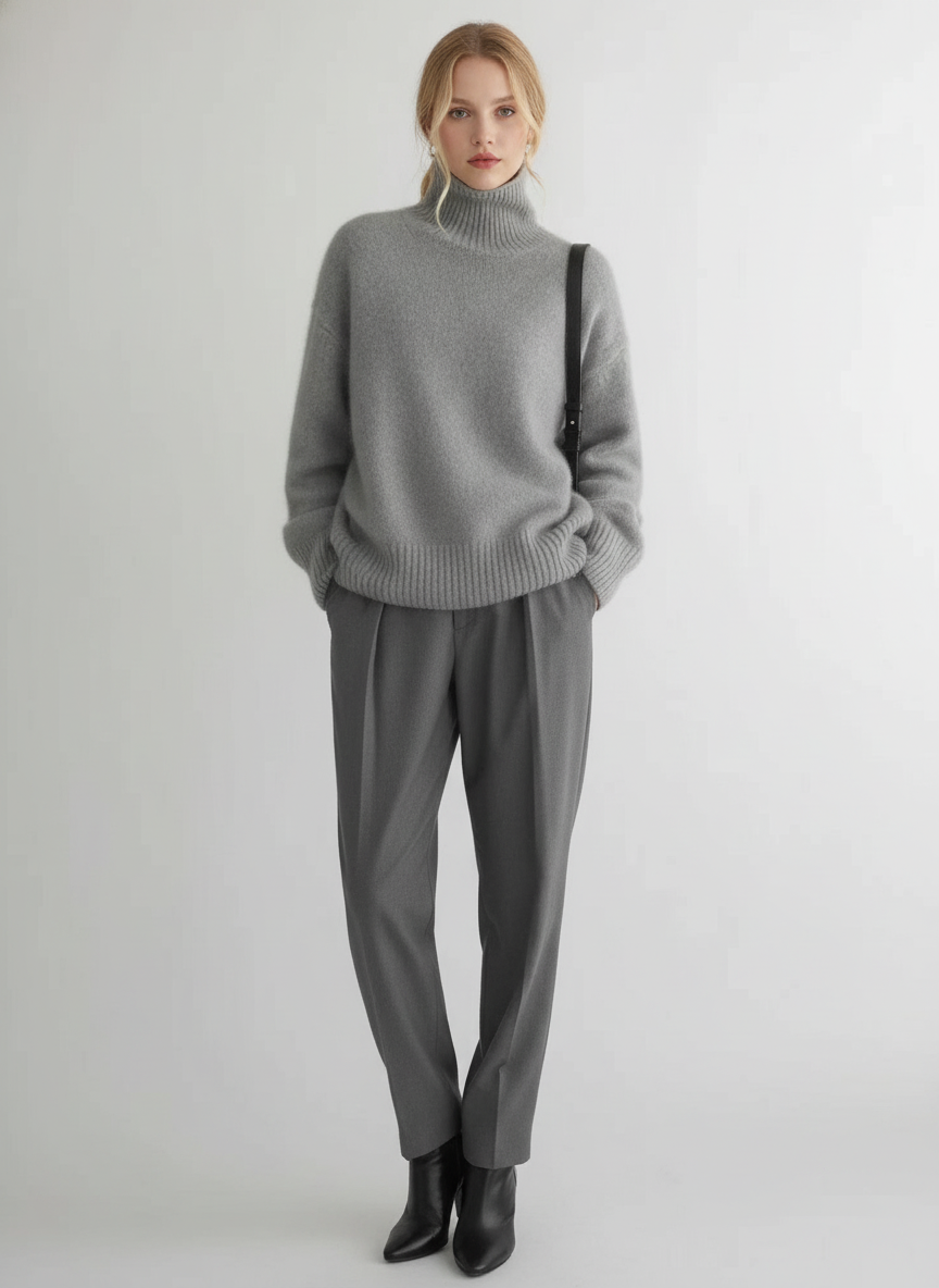 Tijdloze Kasjmier Blend Coltrui Dames