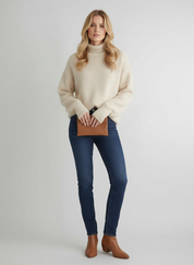 Tijdloze Kasjmier Blend Coltrui Dames