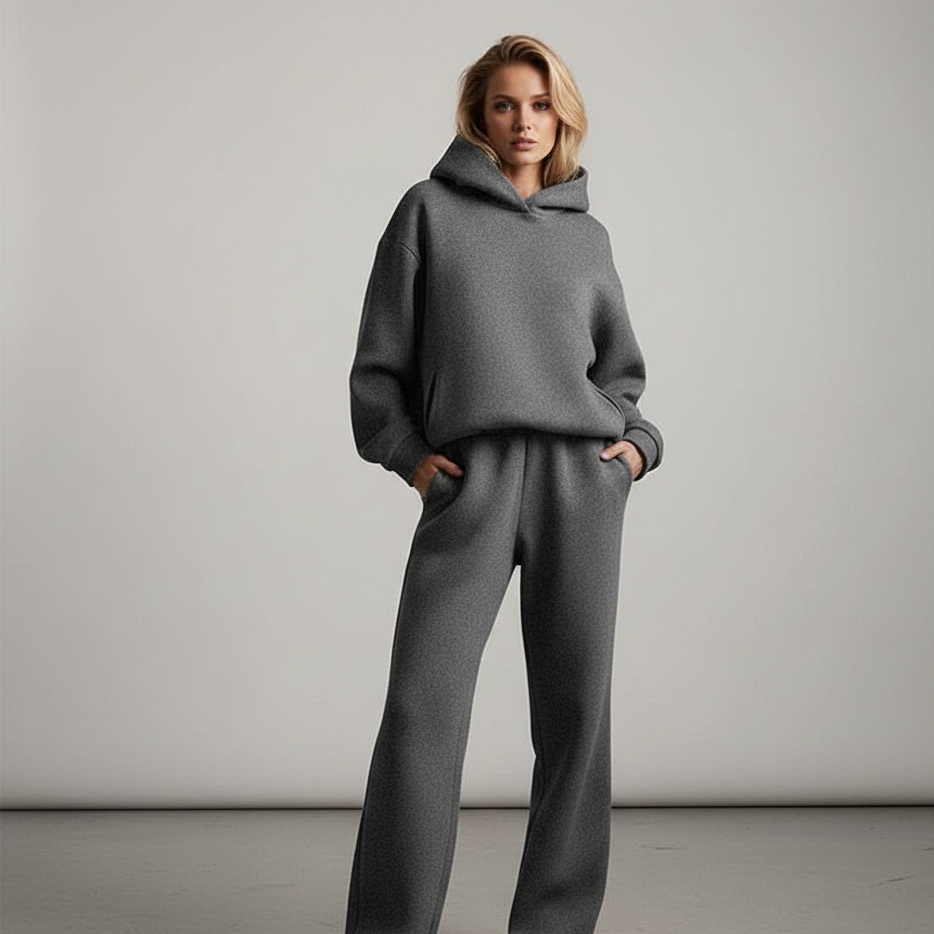 Dames Ultra-Zachte Oversized Lounge Jogging Set – Luxe Comfort & Stijlvolle Pasvorm