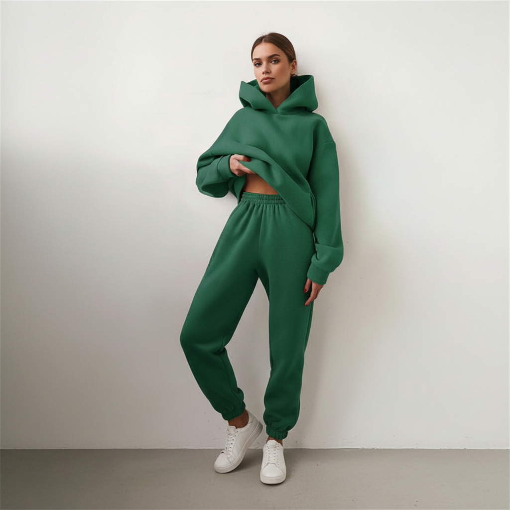 Dames Ultra-Zachte Oversized Lounge Jogging Set – Luxe Comfort & Stijlvolle Pasvorm