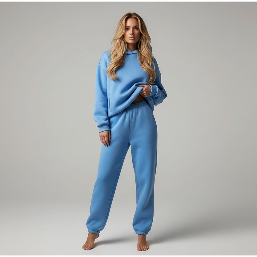 Dames Ultra-Zachte Oversized Lounge Jogging Set – Luxe Comfort & Stijlvolle Pasvorm