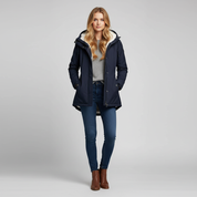 Maggie | Lange Waterdichte Winterjas met Capuchon en Warme Voering