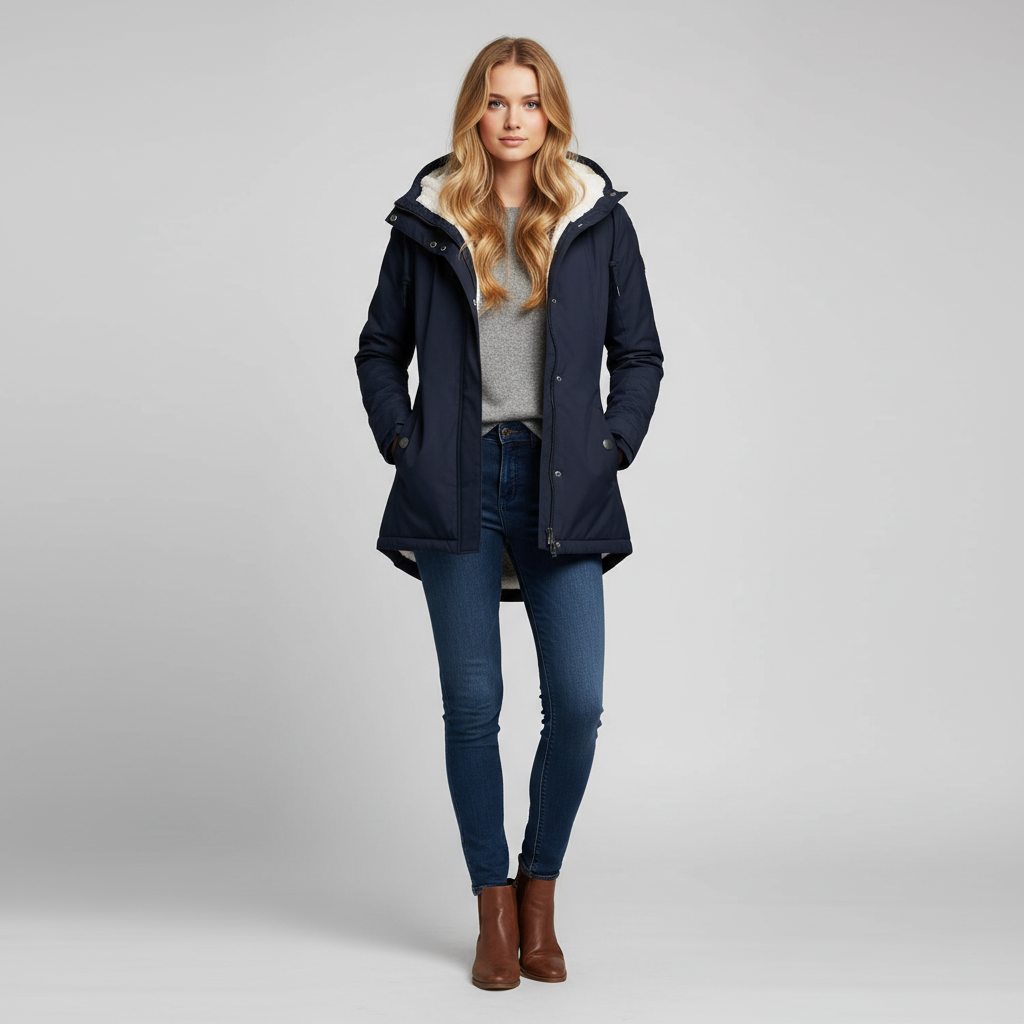 Warme Parka met Fur Voering