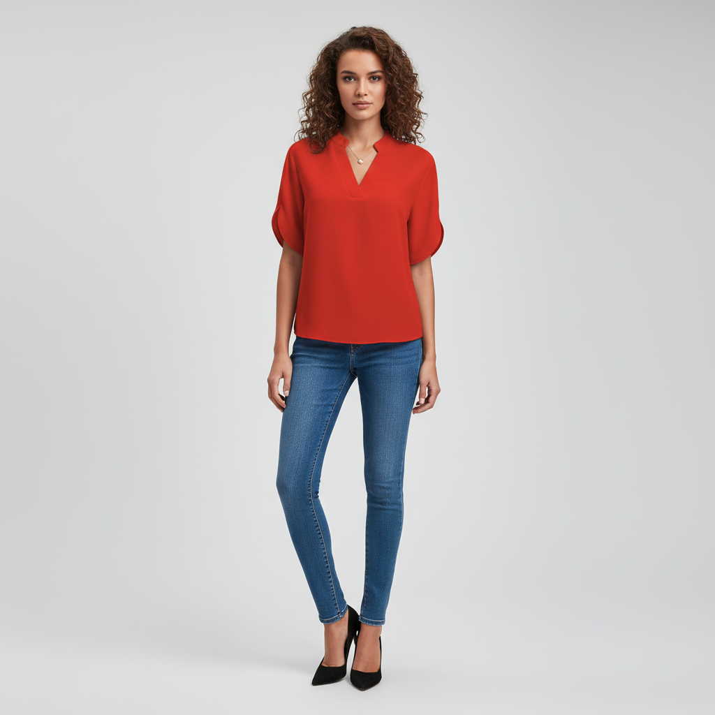 Elegante Lichte Damestop – Stijlvol & Fris