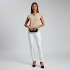 Luxueuze V-Hals Top van Premium Kwaliteit | Dea Studios