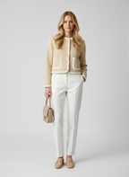 Dames Cardigan Iselin – Gebreid Vest met Stijlvolle Luxe Look