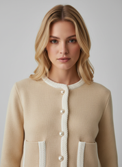 Dames Cardigan Iselin – Gebreid Vest met Stijlvolle Luxe Look