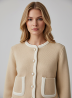 Dames Cardigan Iselin – Gebreid Vest met Stijlvolle Luxe Look