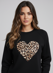 Sweatshirt met Dierenprint – Trendy Dames Sweater