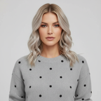 Gebreide Trui met Stippen