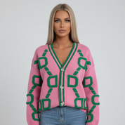 Gebreide Dames Cardigan met Patroon